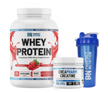Pharmacy Nutrition GLP SET Wheypharm 900 Gr + Creapharm 250 Gr Pharmacy Nutrition GLP SET Wheypharm 900 Gr + Creapharm 250 Gr