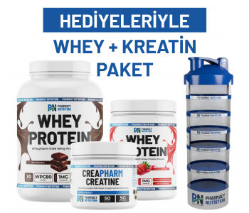 Pharmacy Nutrition Whey+Kreatin Paket - HEDİYELERİYLE