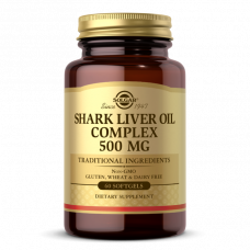 Solgar SHARK LIVER OIL COMPLEX 500 MG SOFTGELS (PROVIDING ALKOXYGLYCEROLS AND SQUALENE)