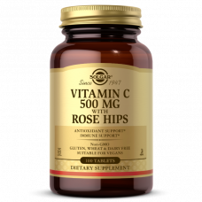 Solgar VITAMIN C 500 MG WITH ROSE HIPS TABLETS