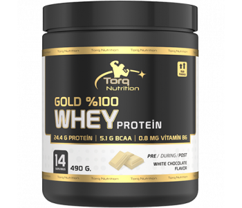 Torq Nutrition Gold %100 Whey Protein 490 Gr - Beyaz Çikolata