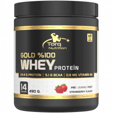 Torq Nutrition Gold %100 Whey Protein 490 Gr - Çilek