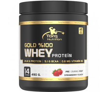 Torq Nutrition Gold %100 Whey Protein 490 Gr - Çilek