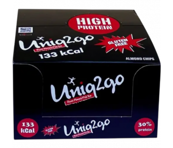 Uniq2go Power Bademli Protein Bar 38 Gr 16 Adet