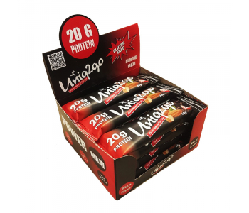 Uniq2go Power Bademli ve Proteinli Maxi Bar 65 Gr 12 Adet