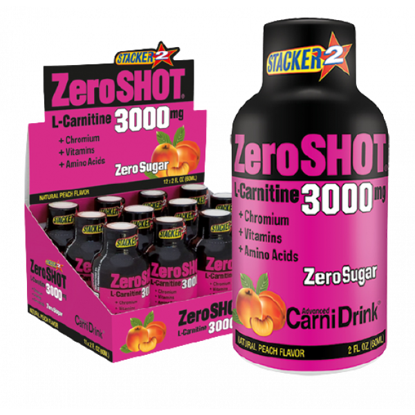 ZeroSHOT 60 Ml 3000 Mg L-Carnitine 12 Adet - eftali