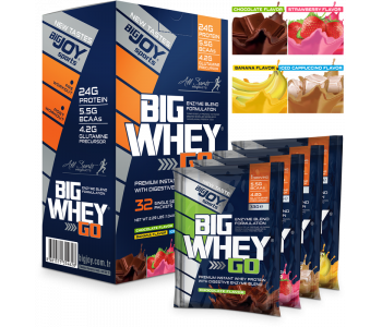 BigJoy Sports BigWhey Go Whey Protein 32 Şase - Mix
