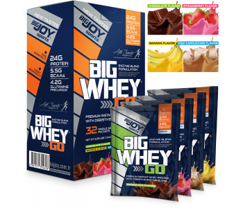 BigJoy Sports BigWhey Go Whey Protein 32 Şase - Mix BigJoy Sports BigWhey Go Whey Protein 32 Şase - Mix