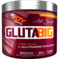 BigJoy Sports GlutaBig Pure L-Glutamine Powder 120 Gr