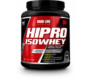 Hardline HIPRO ISOWHEY Protein 908 Gr - Plain