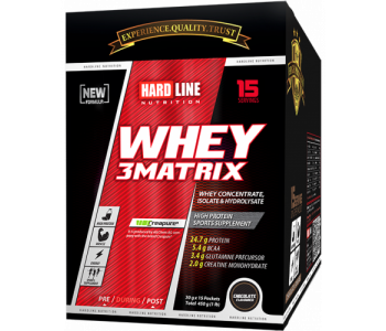 Hardline Whey 3Matrix 450 Gr (30Gr*15Adet) - Çikolata