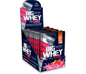BigJoy Sports BigWhey Go Whey Protein 15 Şase - Çilek