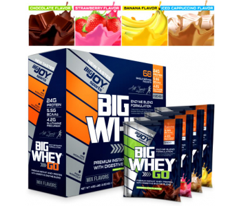 BigJoy Sports BigWhey Go Whey Protein 68 Şase - Çikolata