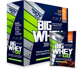 BigJoy Sports BigWhey Go Whey Protein 68 Şase - Çilek