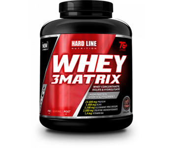 Hardline Whey 3 Matrix 2300 Gr - Çilek