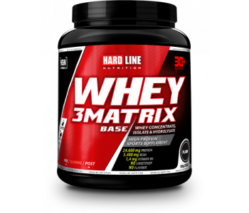 Hardline Whey 3 Matrix Base 908 Gr - Sade